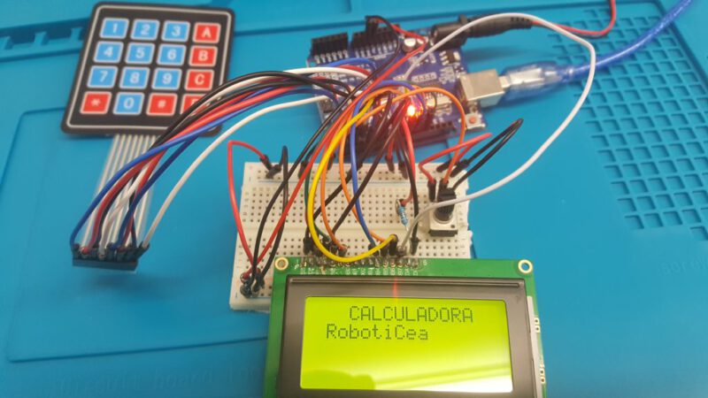 taller robótica calculadora arduino