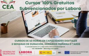 cursos gratuitos subvencionados por Labora
